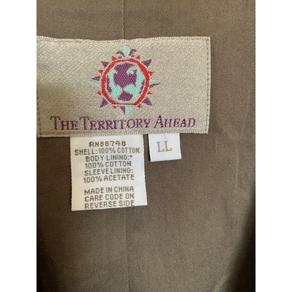 The Territory Ahead blazer size LL muted green color - Picture 2 of 9